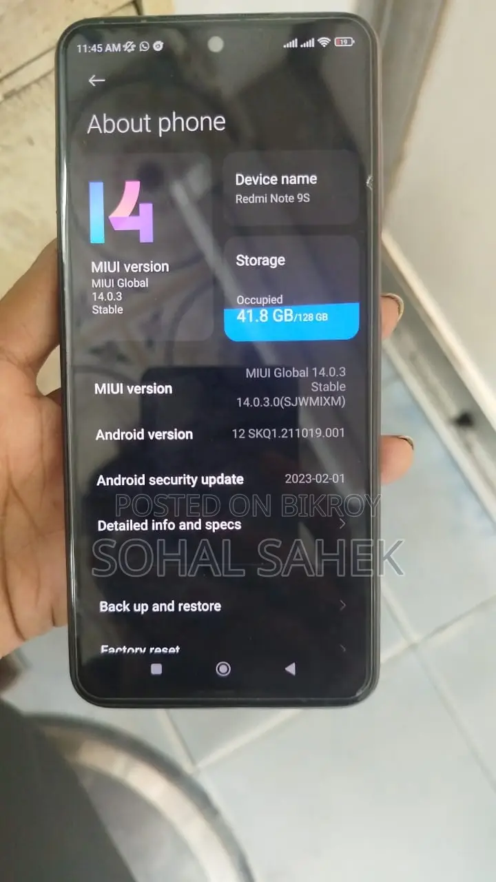 Xiaomi Redmi Note 9S 128 GB