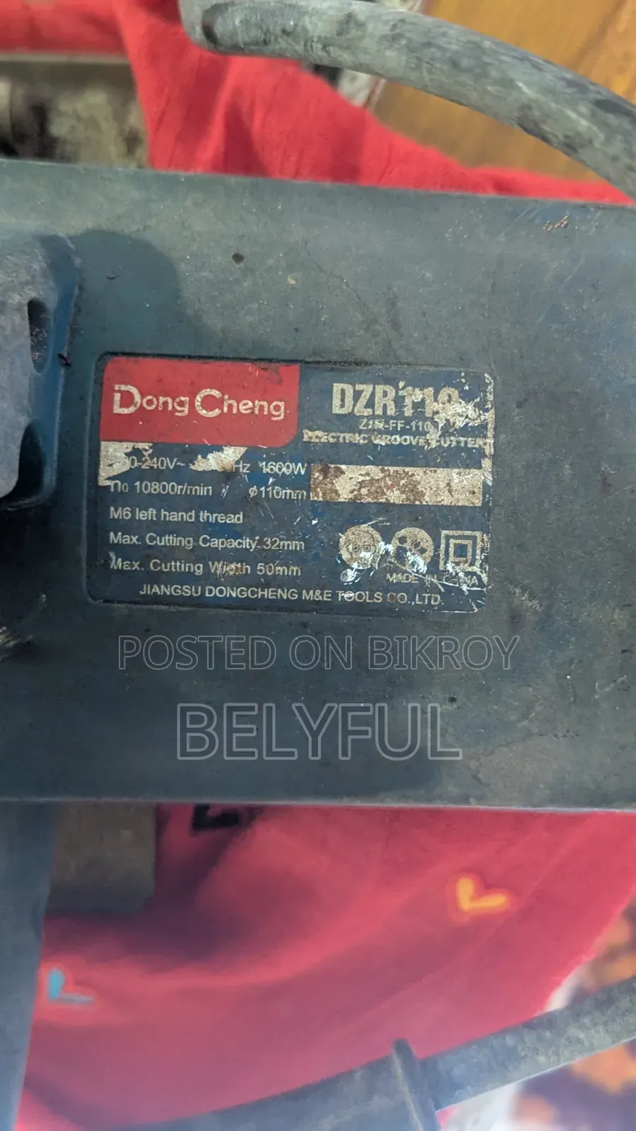 Dongcheng DZR110 Groove Cutter Machine for sale.