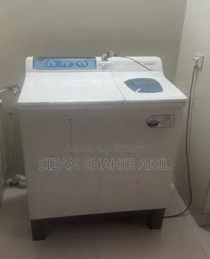 Semi-Auto Washing Machine. Wash 7kg, Spin 5kg.