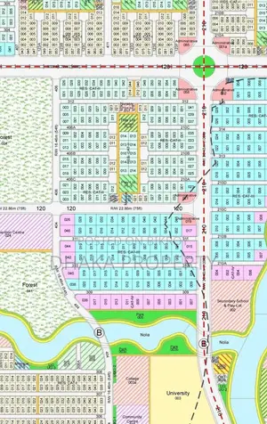 7.5 Katha plot for sale near forest, Sector-24