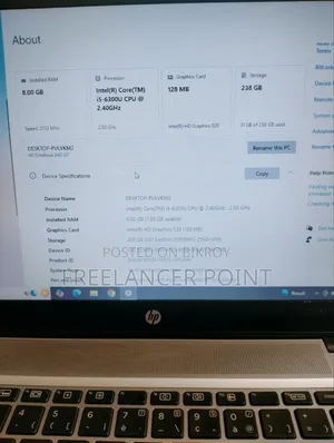Laptop HP EliteBook 840 G3 8GB Intel Core I5 SSD 256GB