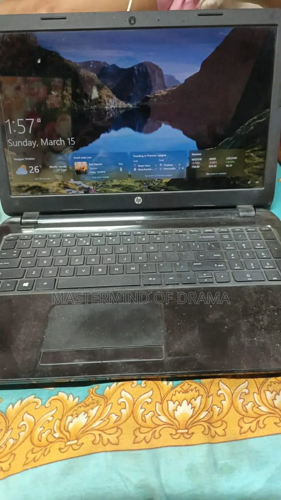 Laptop HP 15 4GB Intel Core i3 HDD 256GB