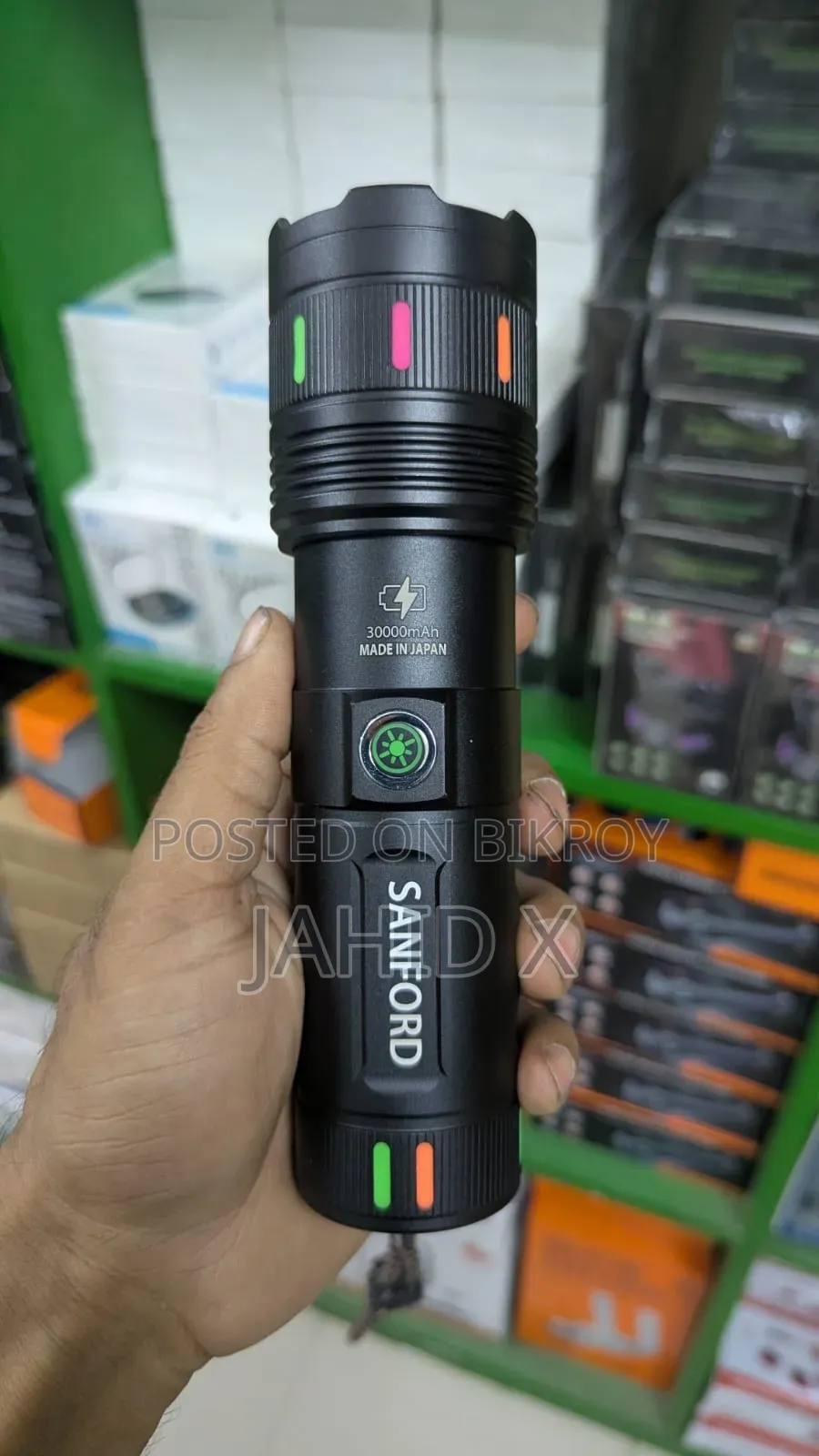 Sanford Japan White Laser With LED Torch Light 30000mAh