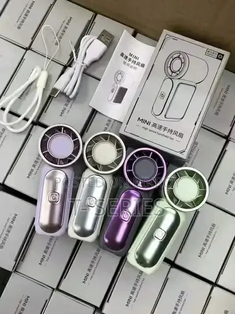 X688 High-Speed Mini Handheld Fan - Portable Rechargeable Fan