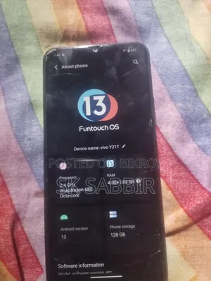 Vivo Y21 128 GB Pink