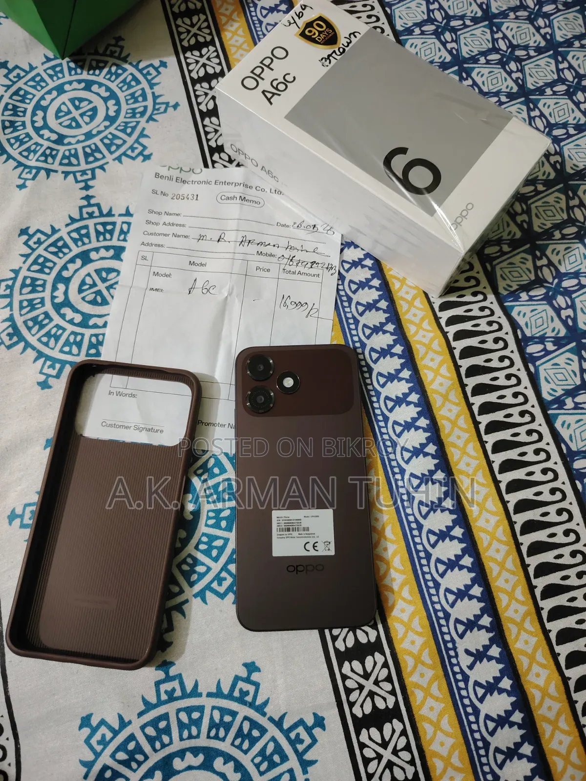 Oppo A6c 128 GB Purple