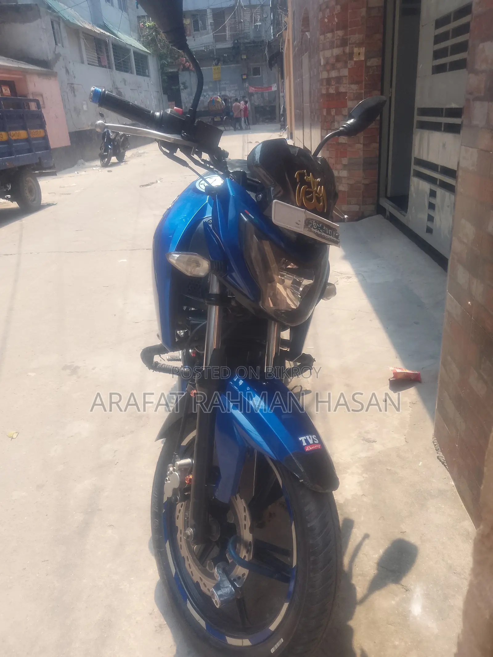 TVS Apache RTR 160 4V 2019 Blue