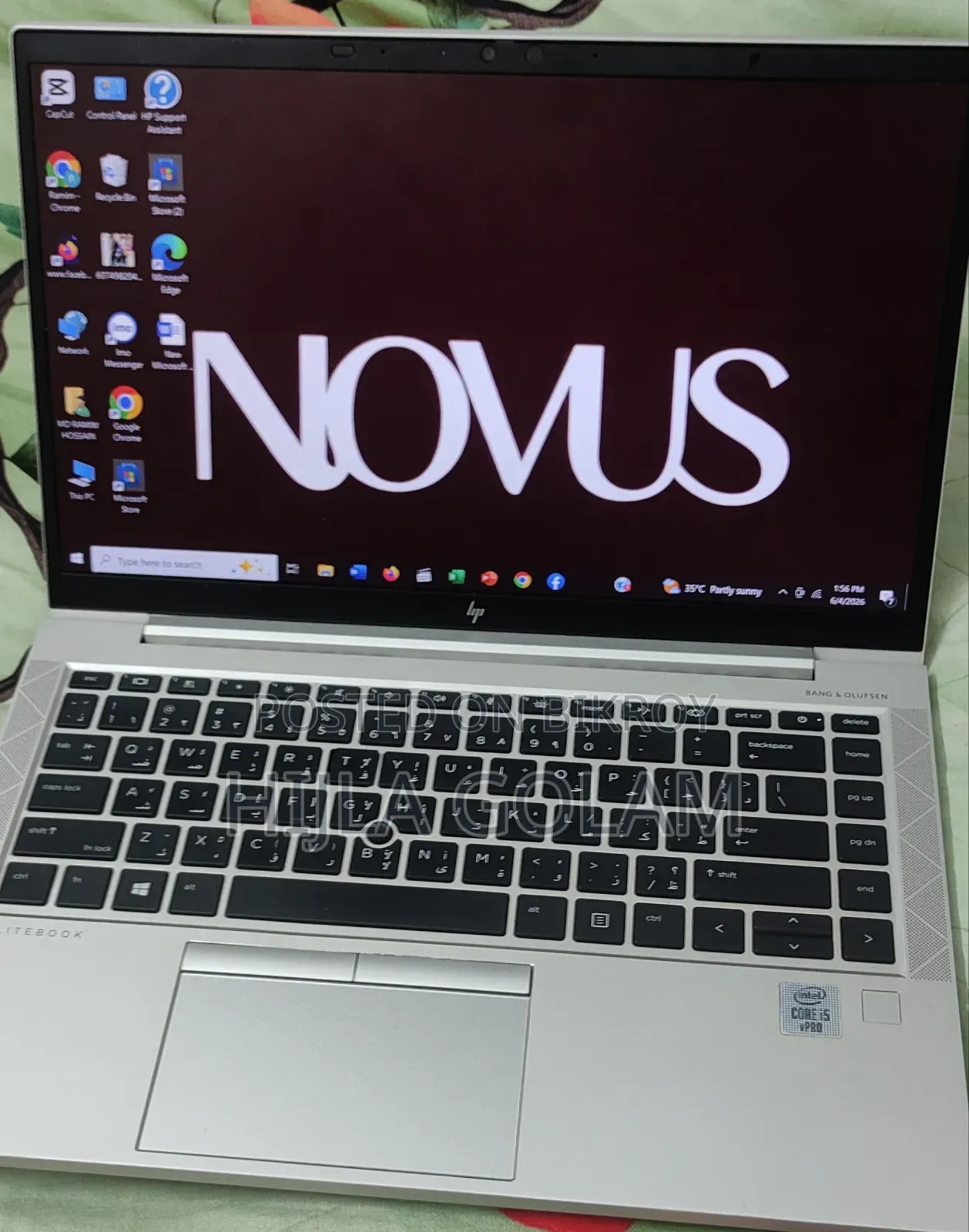 Laptop HP EliteBook 840 G7 16GB Intel Core i5 SSD 512GB