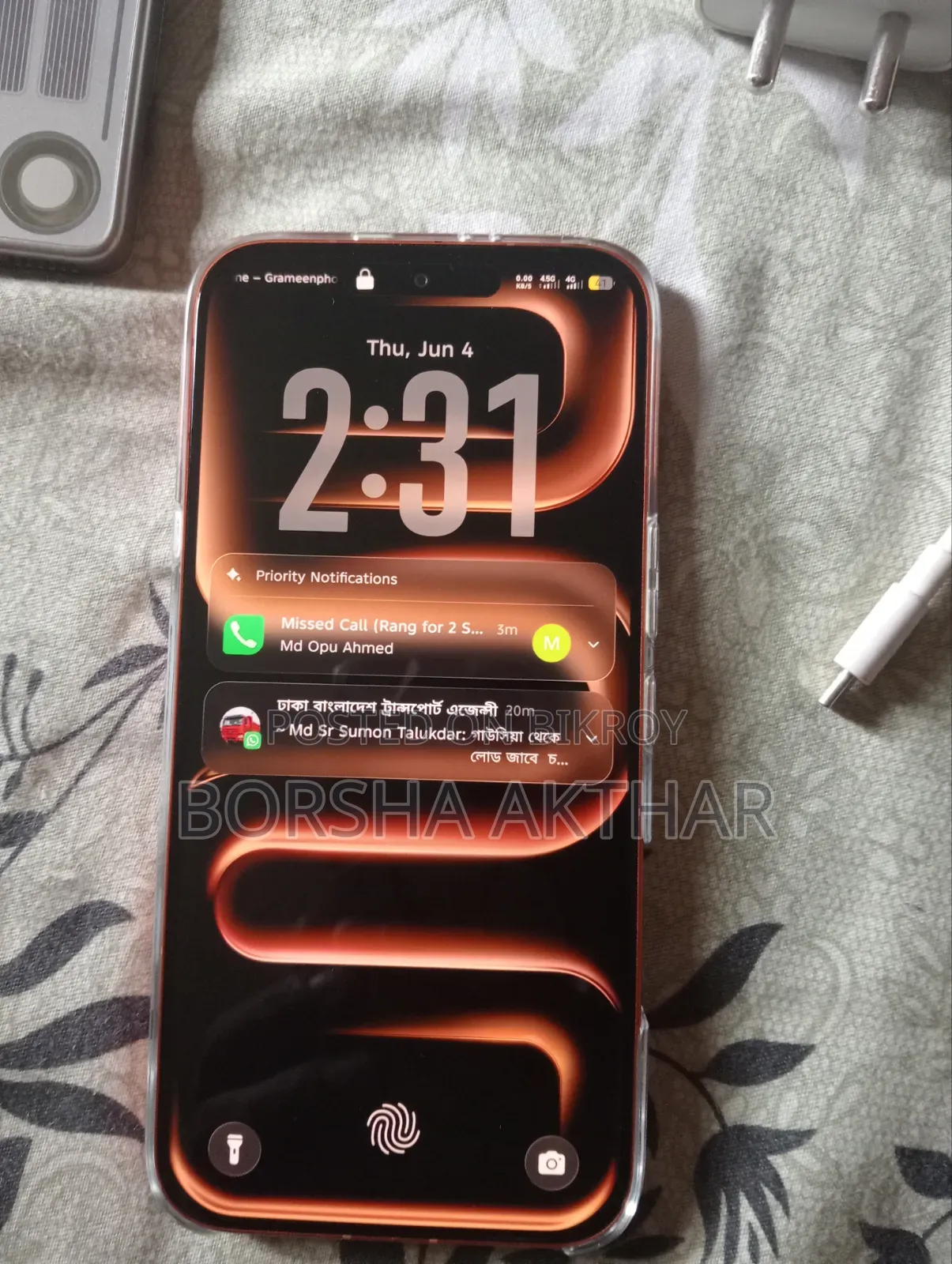 New Infinix Note 60 Pro 256 GB Orange