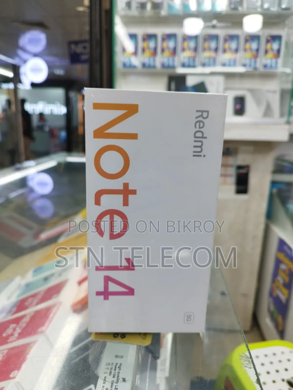 নতুন Xiaomi Redmi Note 14 5G ২৫৬ জিবি কালো