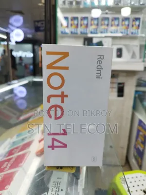 নতুন Xiaomi Redmi Note 14 5G ২৫৬ জিবি কালো