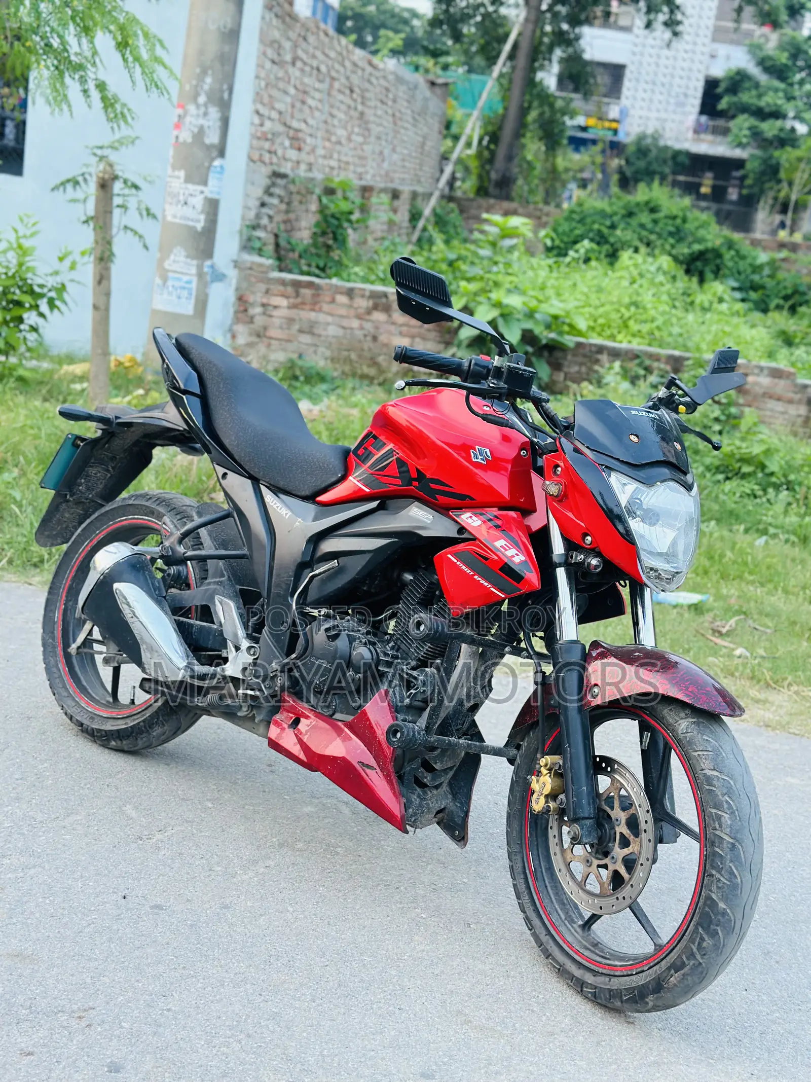 Suzuki Gixxer Monotone 2018 Red