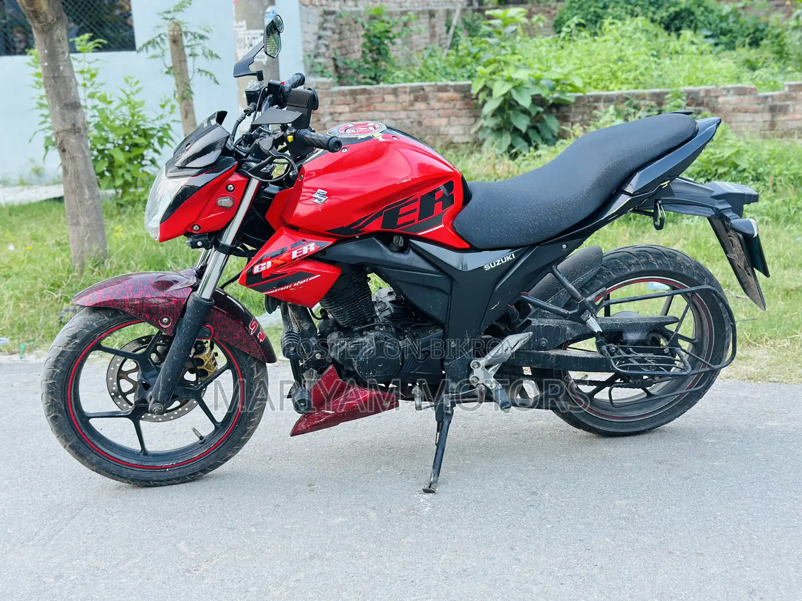 Suzuki Gixxer Monotone 2018 Red