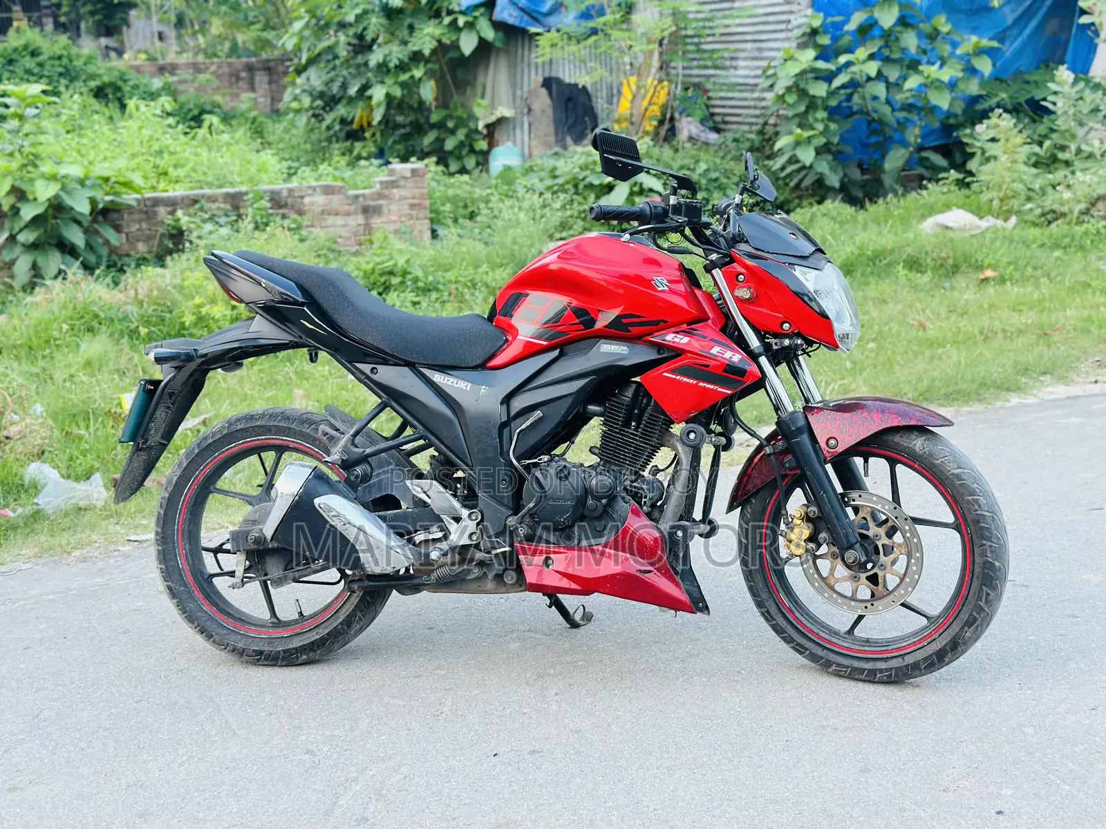 Suzuki Gixxer Monotone 2018 Red