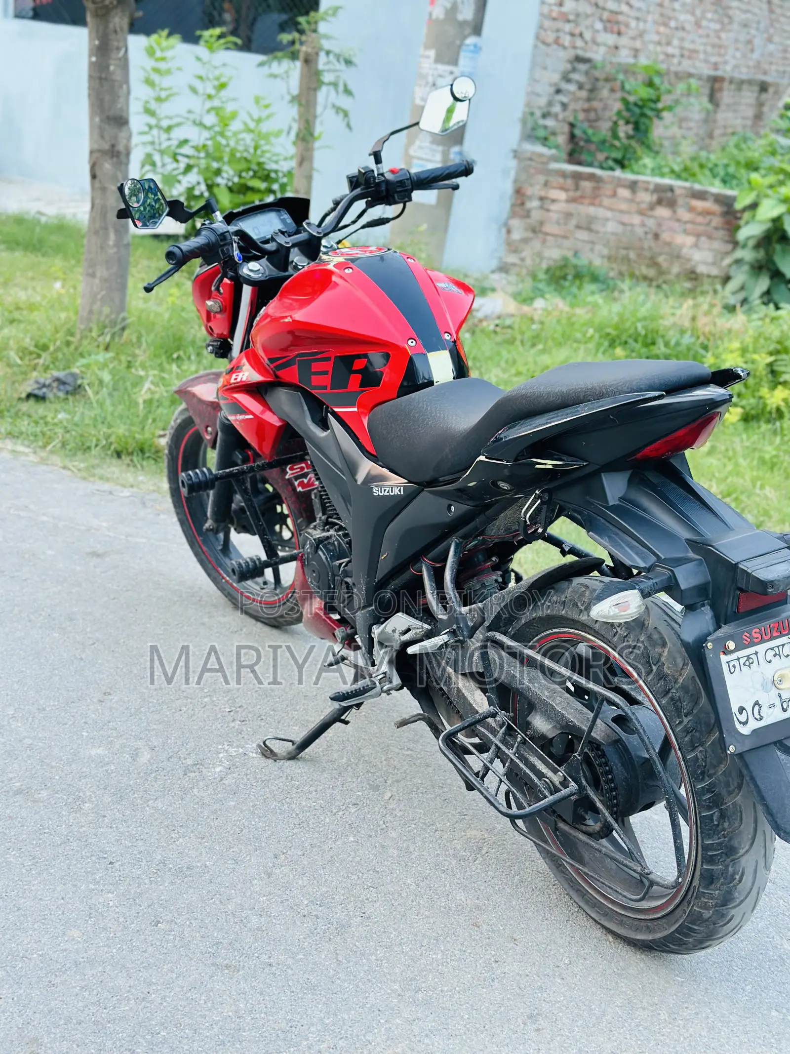 Suzuki Gixxer Monotone 2018 Red