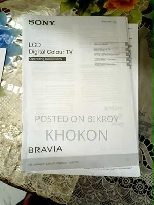 Sony Bravia LCD TV for sale cheap from home