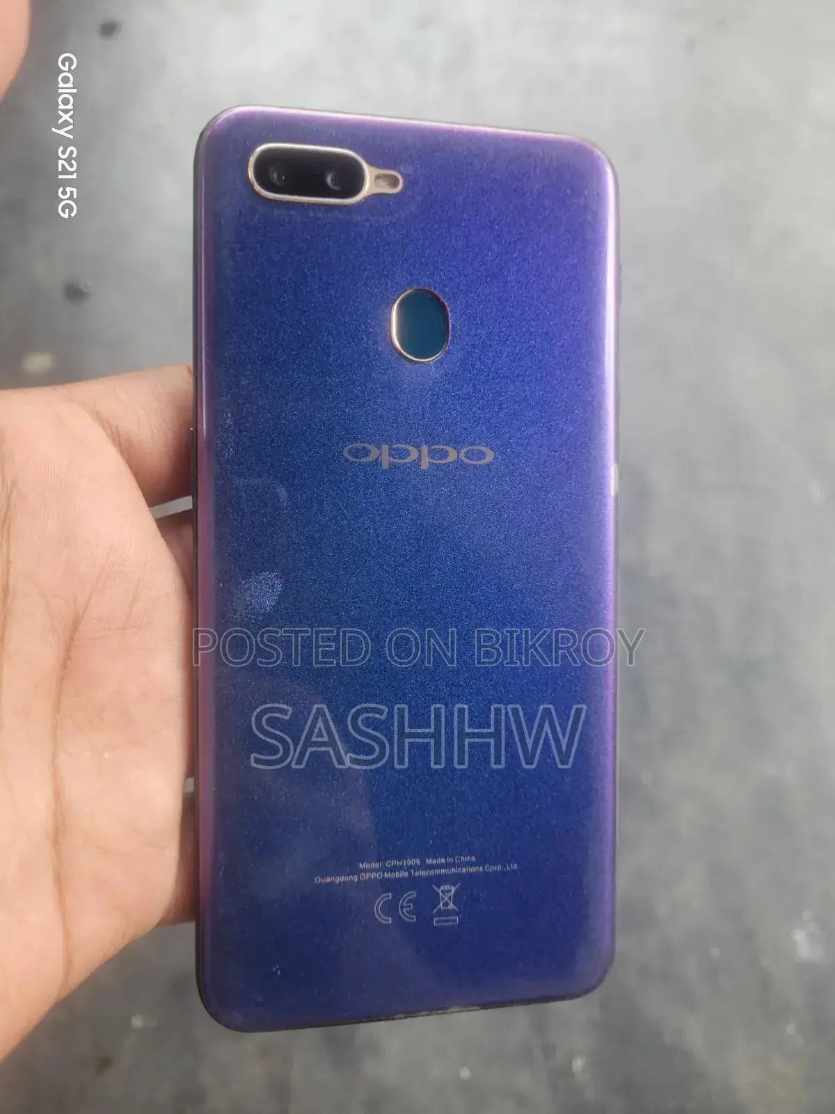 Oppo A7 64 GB Blue