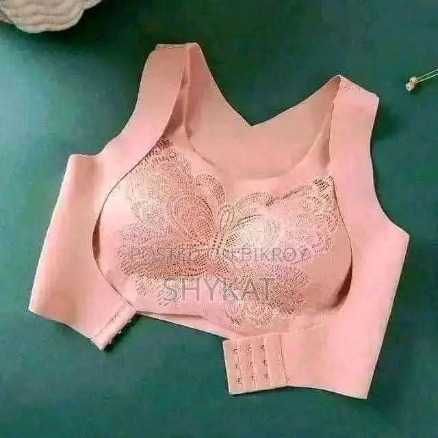 Butterfly Push-up Bra Butterfly Bra Wireless Front Hook - Free Size