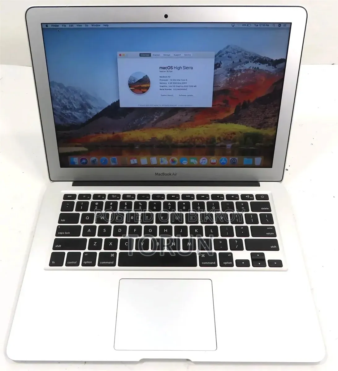 Laptop Apple MacBook 2011 4GB Intel Core I5 HDD 256GB