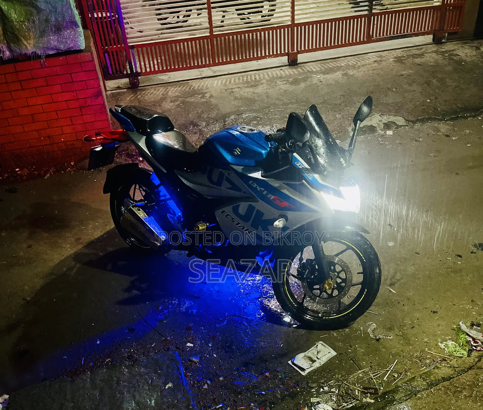 Suzuki Gixxer SF FI 2023 Blue