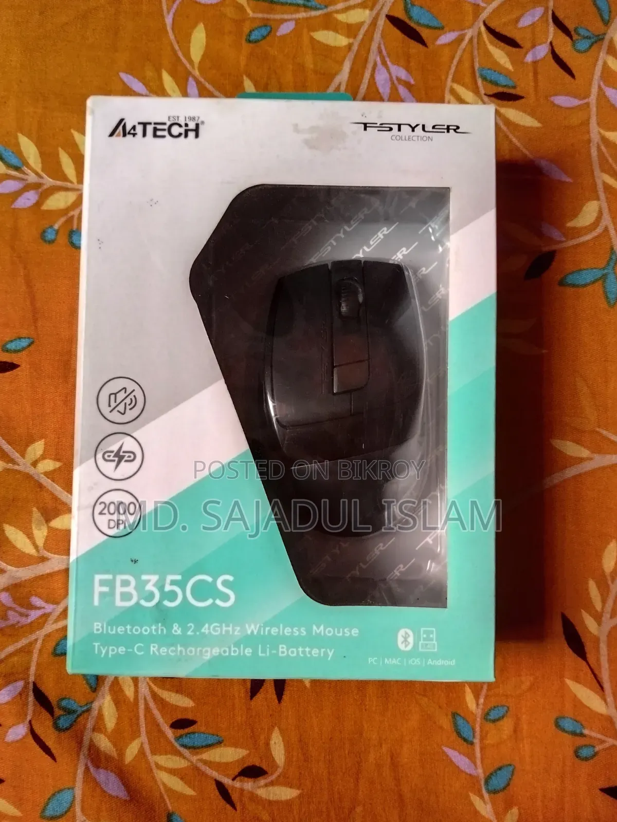 A4tech Rechargeable Wireless Mouse