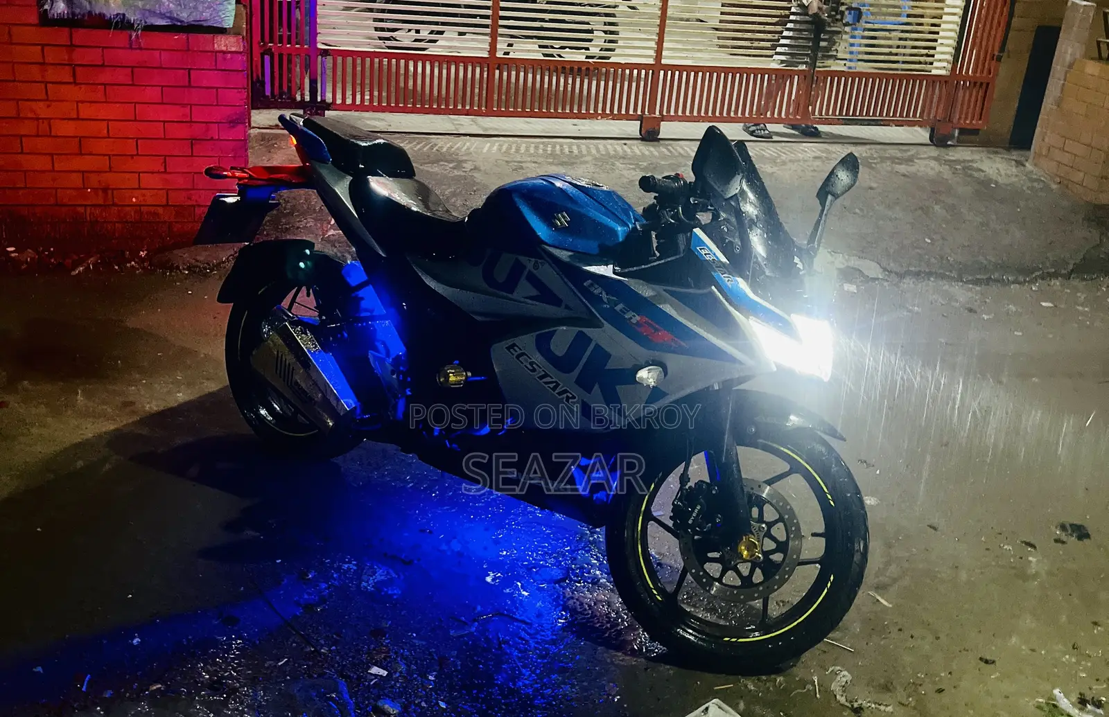Suzuki Gixxer SF FI 2023 Blue