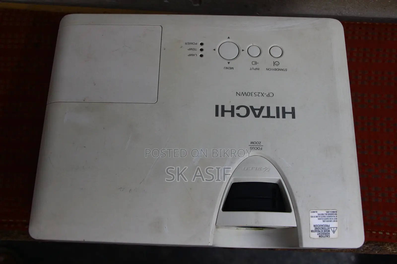 Hitachi CP-X2530WN Model Projector for Sale.