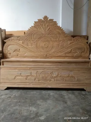 Chittagong Teak Wood Bed 6 feet by 7 feet