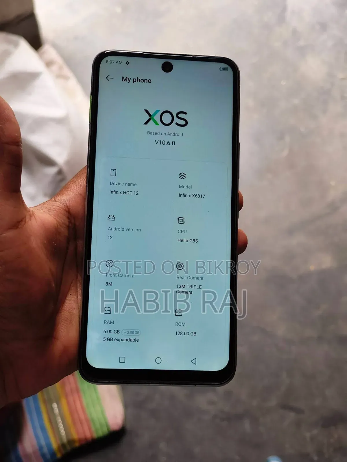 Infinix Hot 12 128 GB Blue