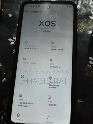 Infinix Hot 12 128 GB White