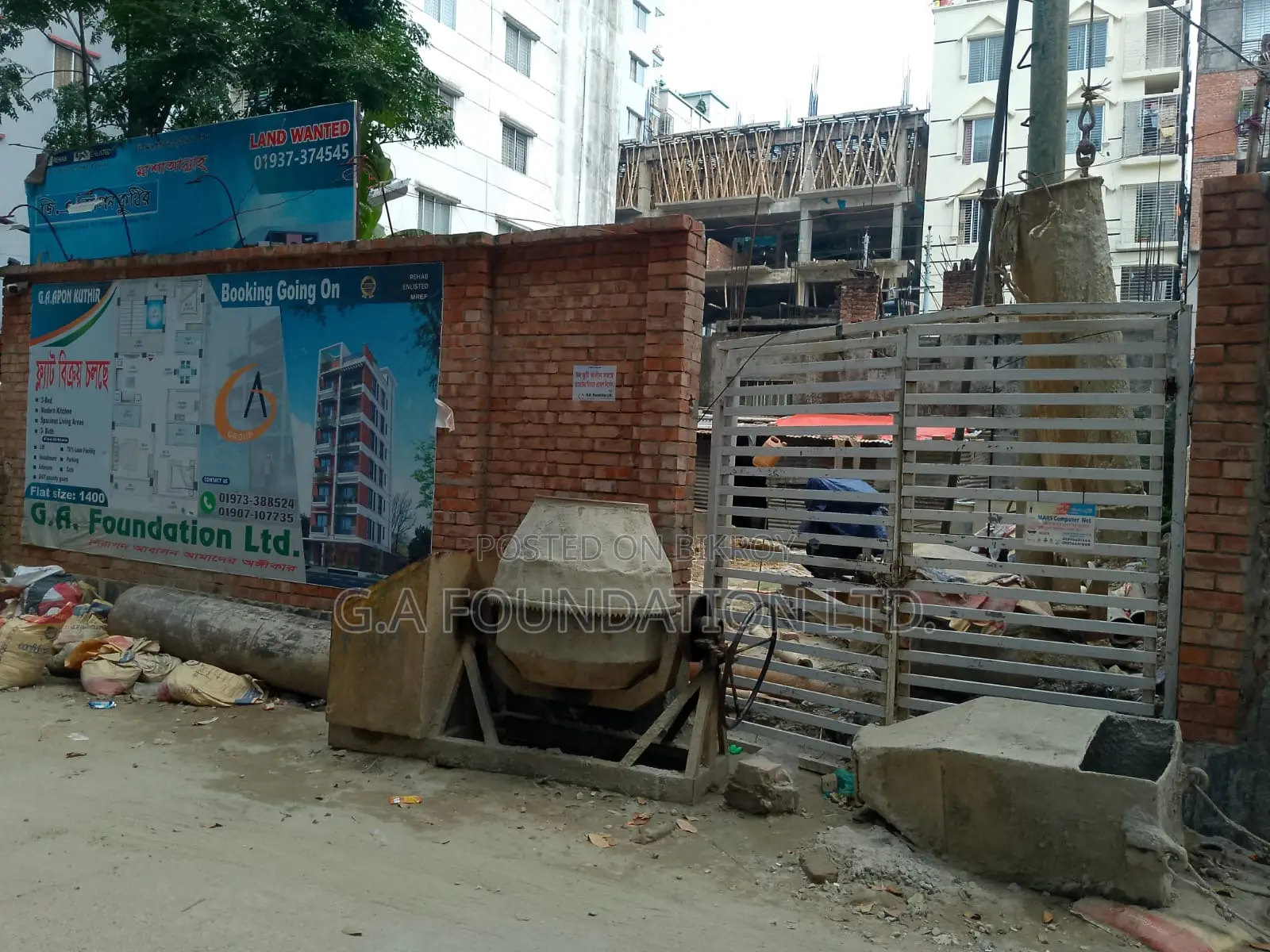 3-Bedroom Apartment in G. A. Apon Kuthir, Mirpur for Sale