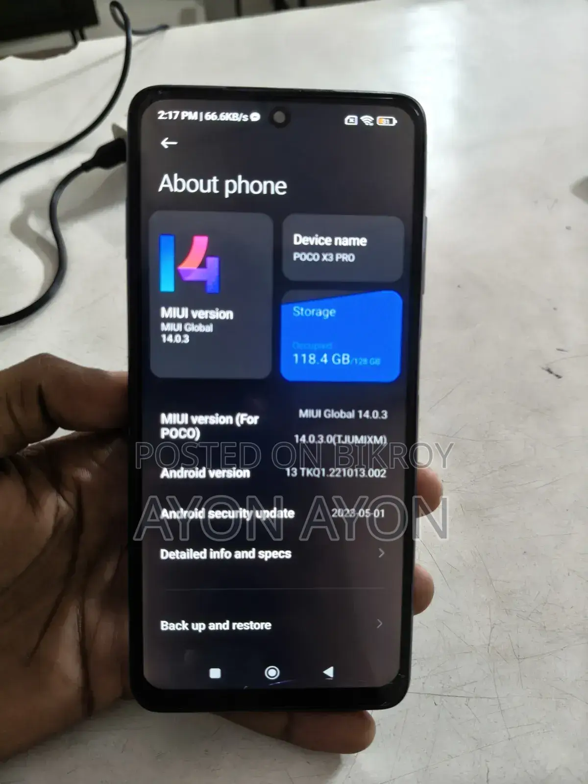 Xiaomi Poco X3 Pro 128 GB Blue