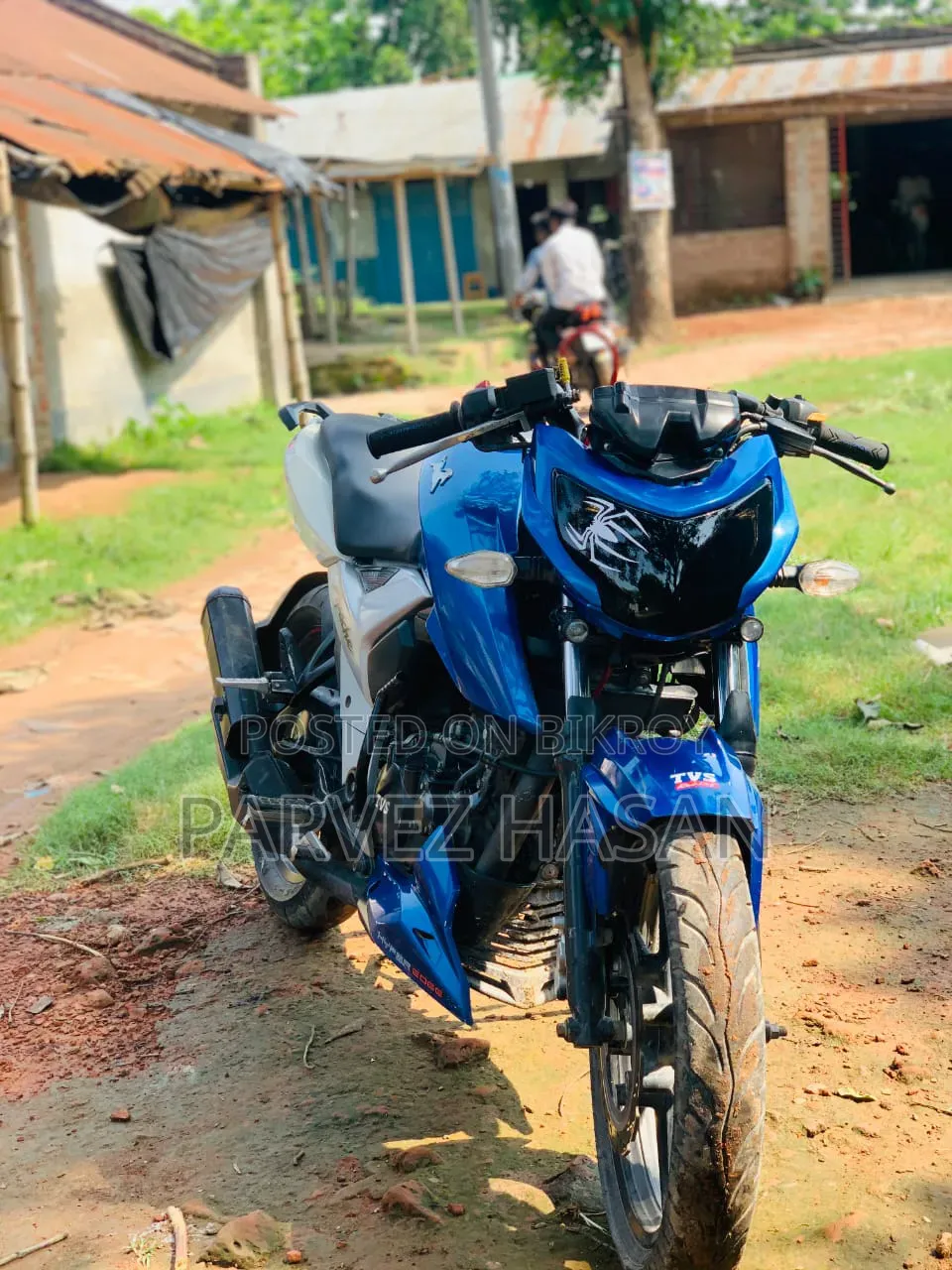 TVS Apache 160 4V 2019 Blue