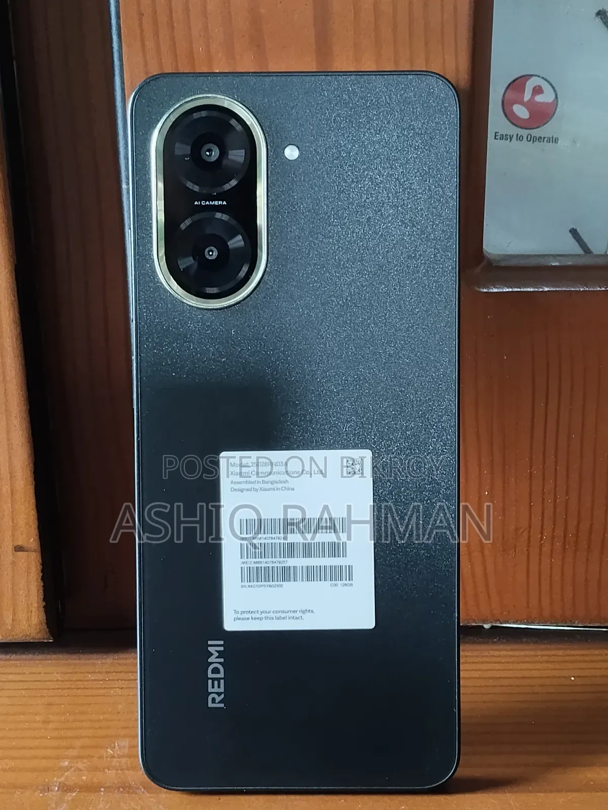 Xiaomi Redmi A5 4G 128 GB Black
