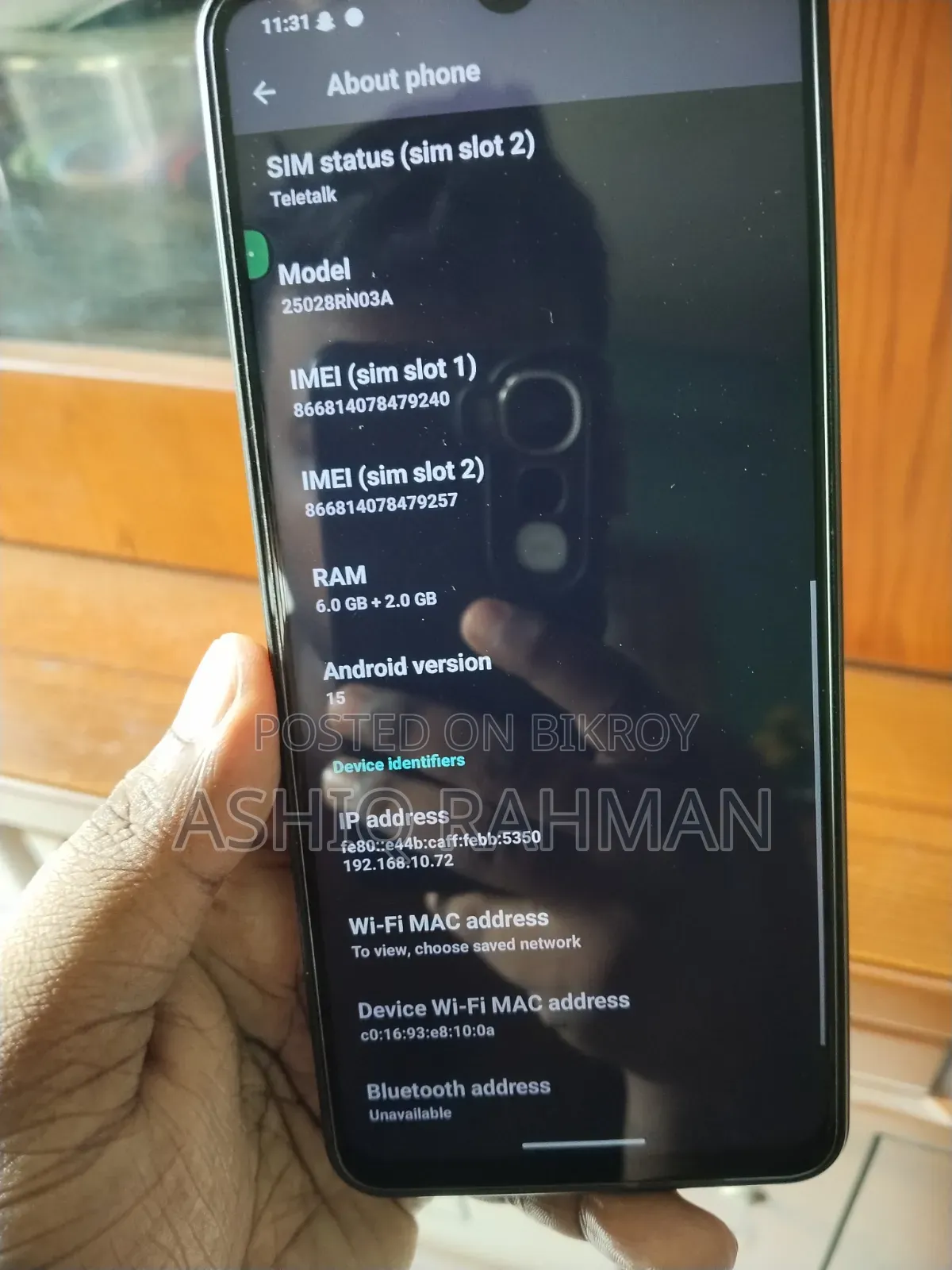 Xiaomi Redmi A5 4G 128 GB Black