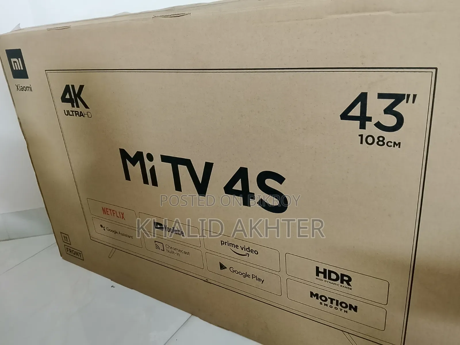 Mi Tv 4s - 43" Android Tv