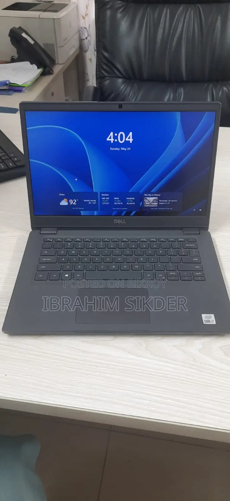 Laptop Dell Latitude 3410 16GB Intel Core I7 SSD 512GB
