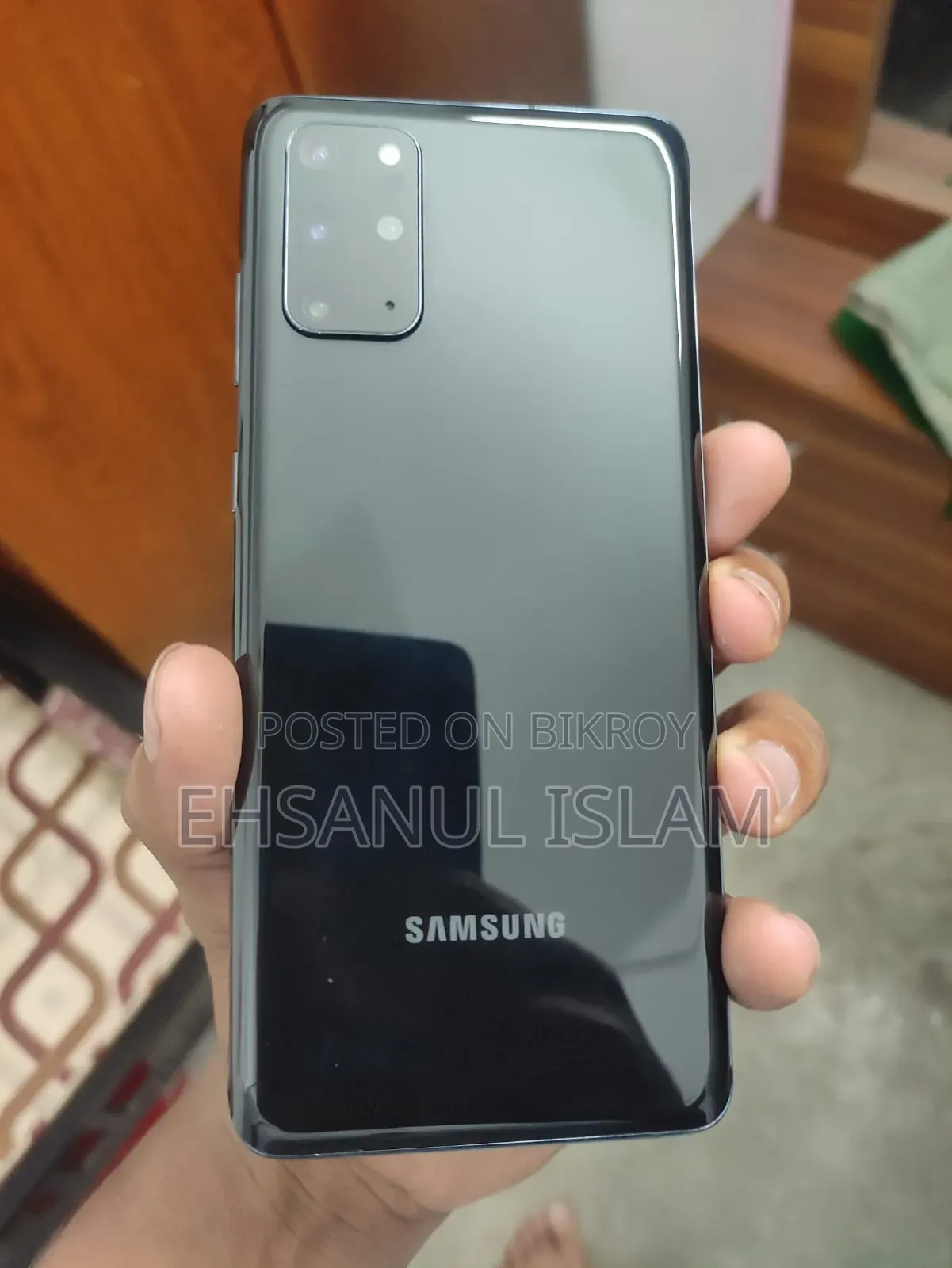 স্যামসাং গ্যালাক্সি এস২০+ ৫জি ১২৮ জিবি কালো