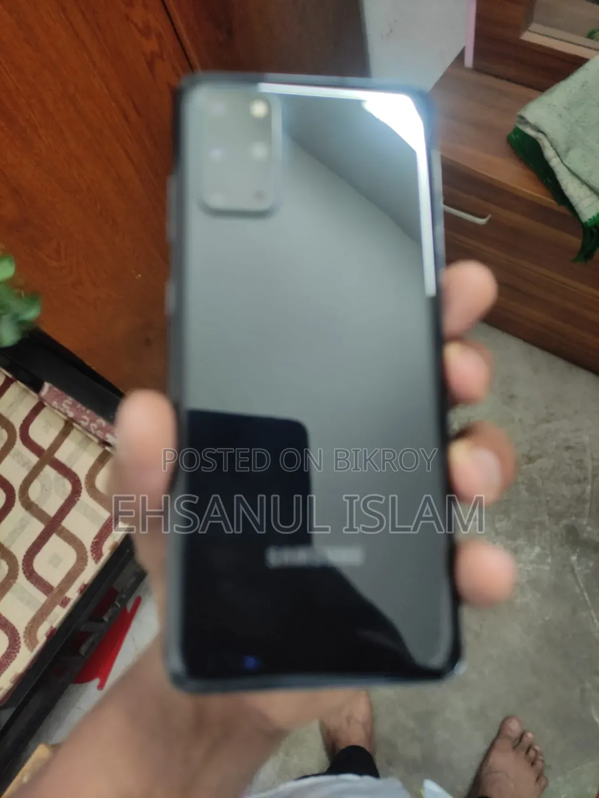 স্যামসাং গ্যালাক্সি এস২০+ ৫জি ১২৮ জিবি কালো