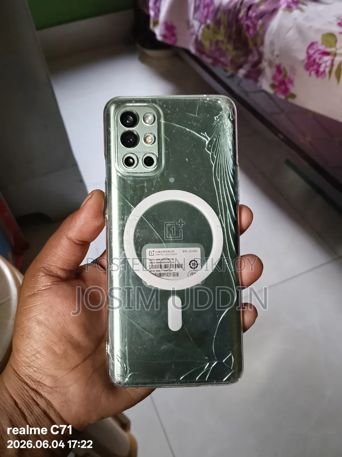 OnePlus 9R 256 GB Green