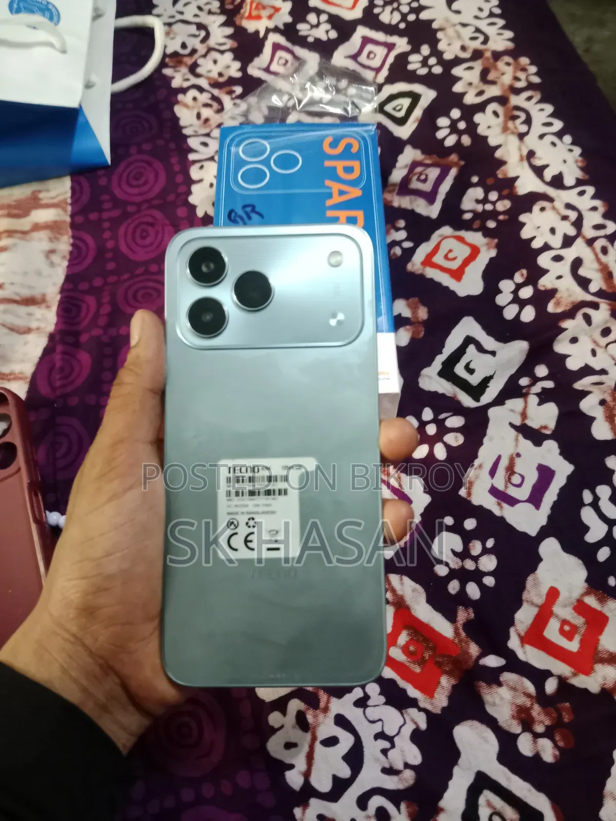 New Tecno Spark 50 128 GB Blue
