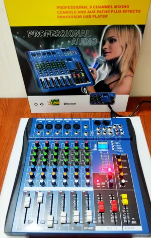6-channel Professional USB Mixer (Bluetooth, USB & Display)