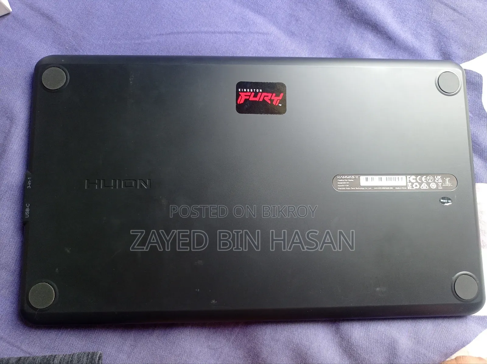 Huion Kamvas 12 Display Graphics Pad