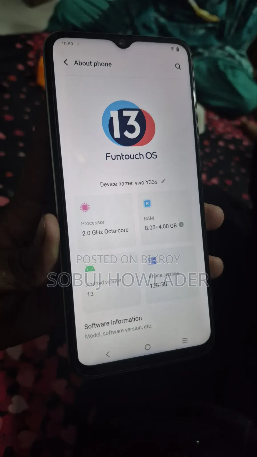 Vivo Y33s 128 GB Rose Gold
