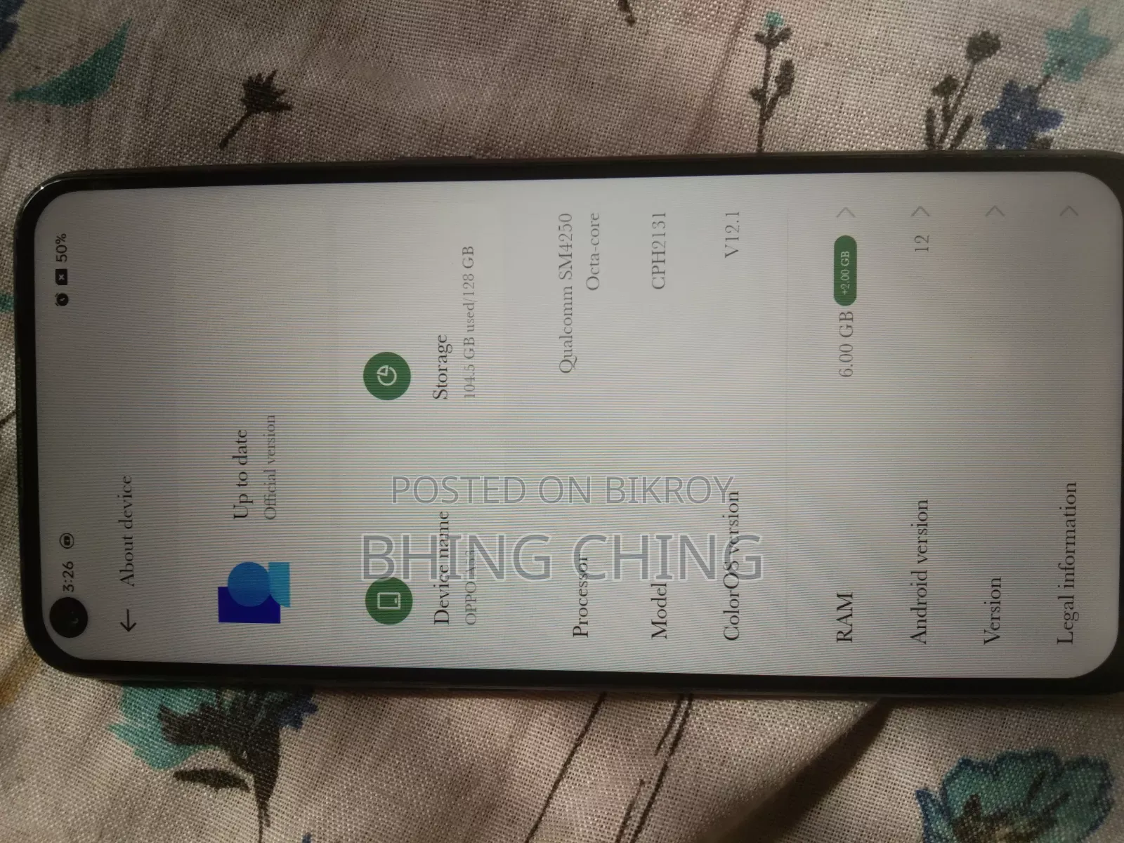 Oppo A53 128 GB Blue