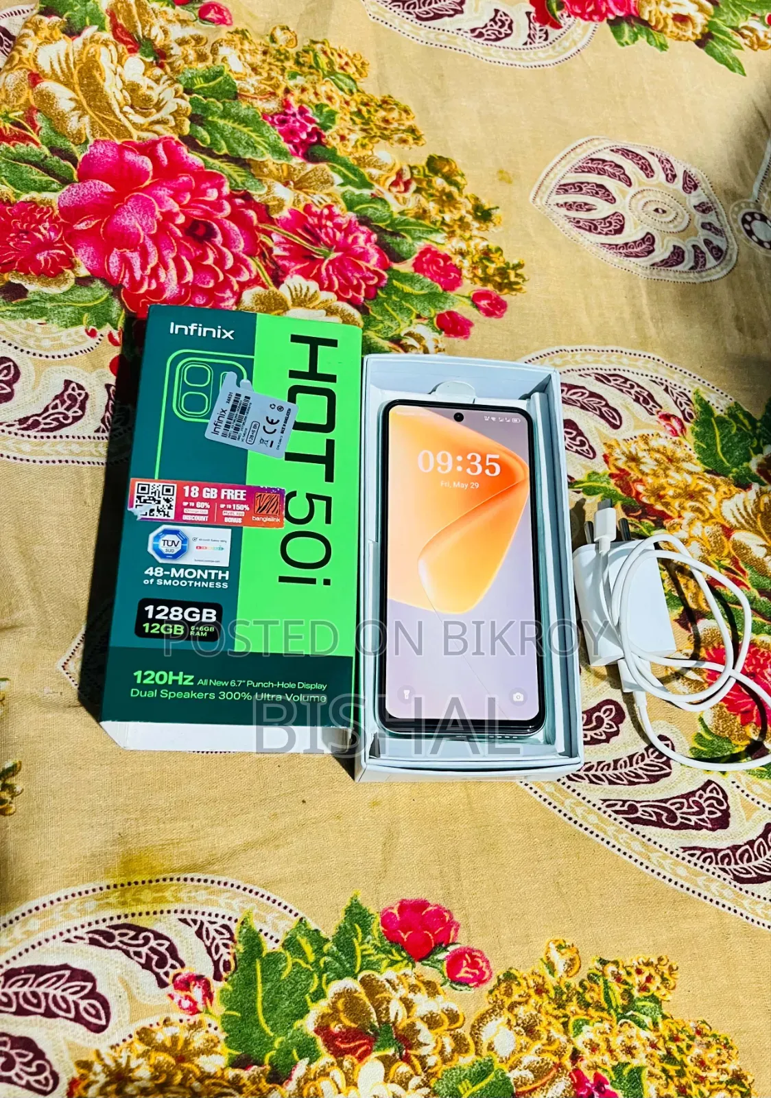New Infinix Hot 50i 128 GB Gray