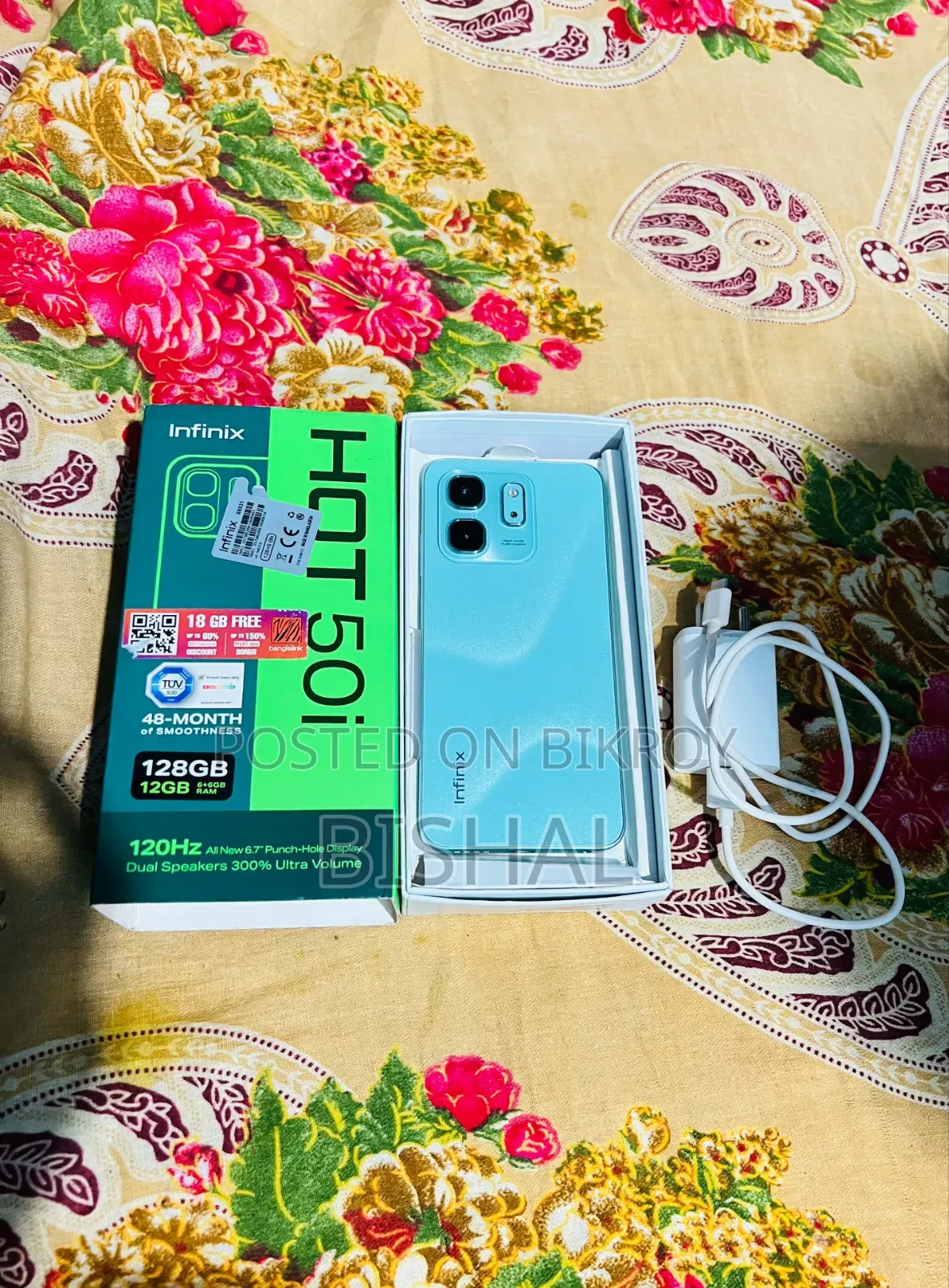 New Infinix Hot 50i 128 GB Gray