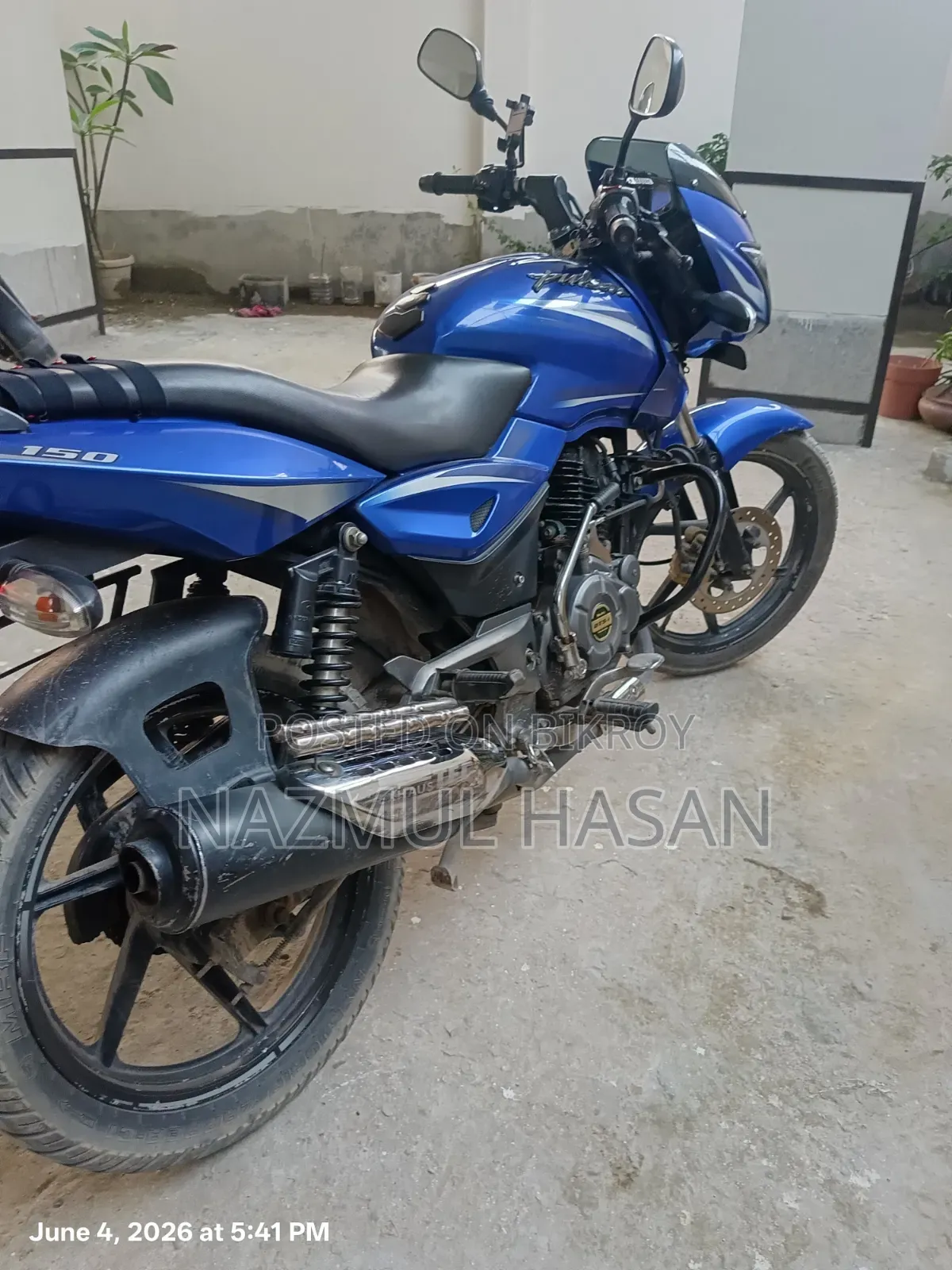 Bajaj Pulsar 150 2018 Blue