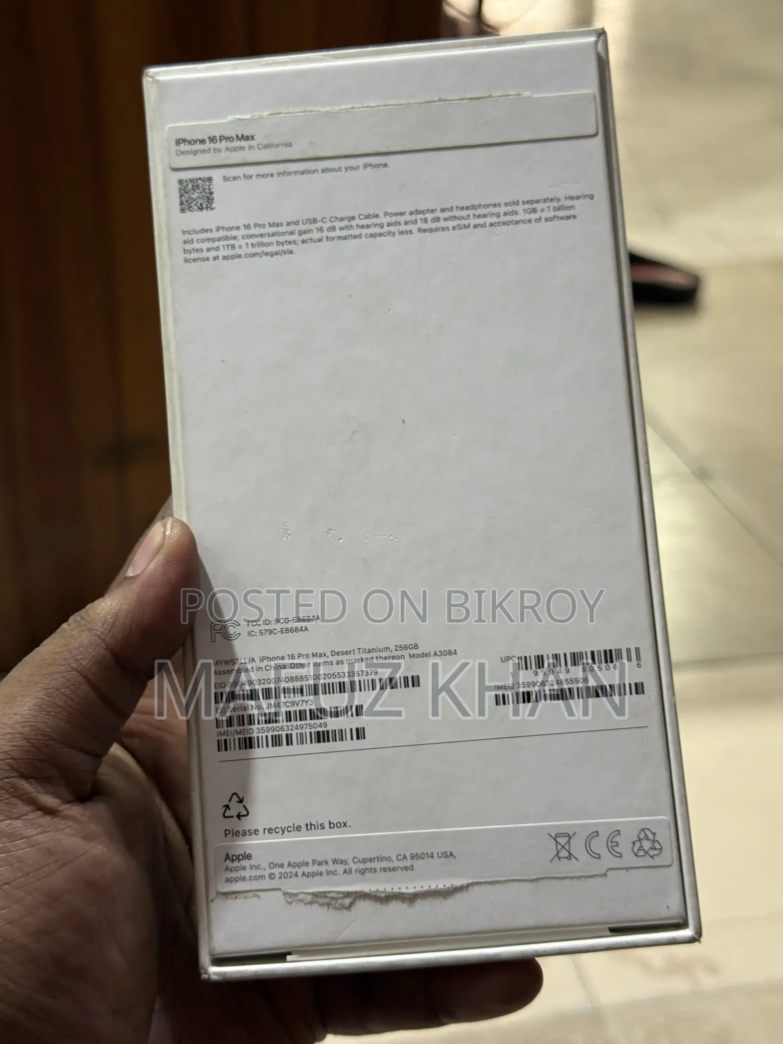Apple iPhone 16 Pro Max 256 GB Gold