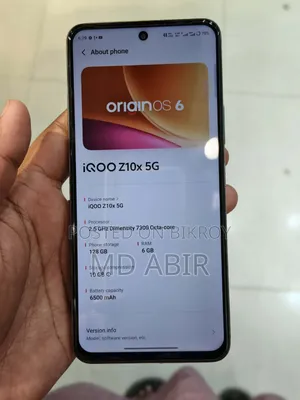 নতুন Vivo iQOO Z10x 128 GB Silver